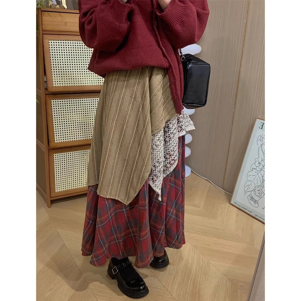 레드 스커트 [꽃선택 퀄리티 좋음]