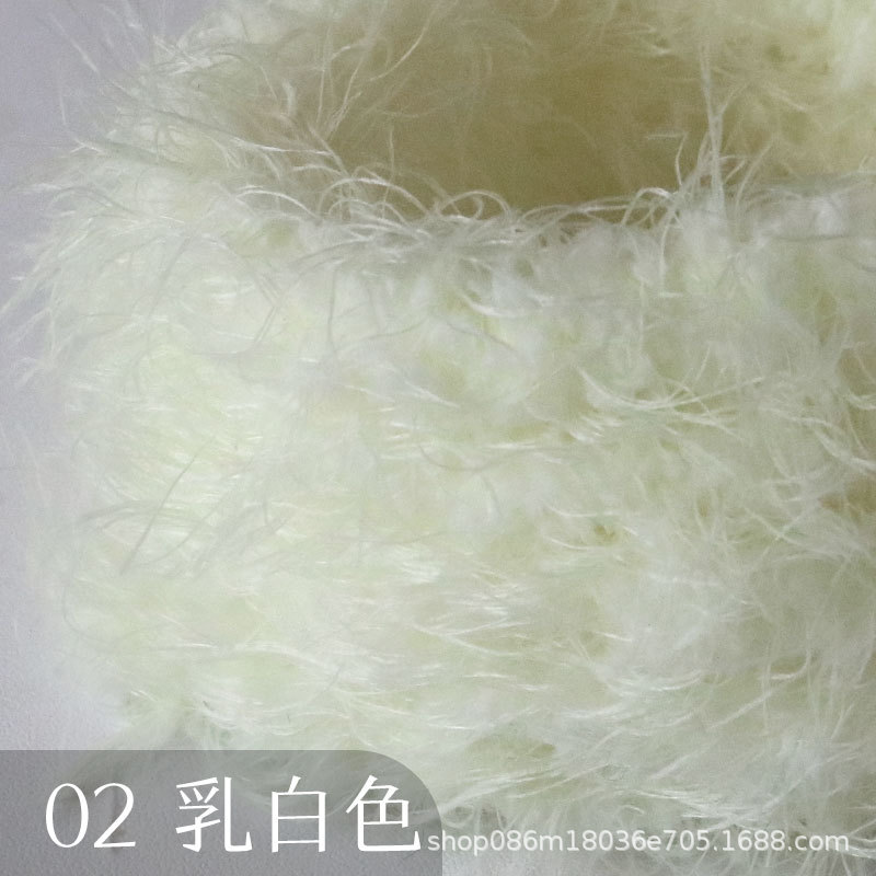 Suministro directo de fábrica 15mm de lana larga felpa trenzado palo súper grueso súper denso hecho a mano DIY pequeño perro de leche Raíz de pelo