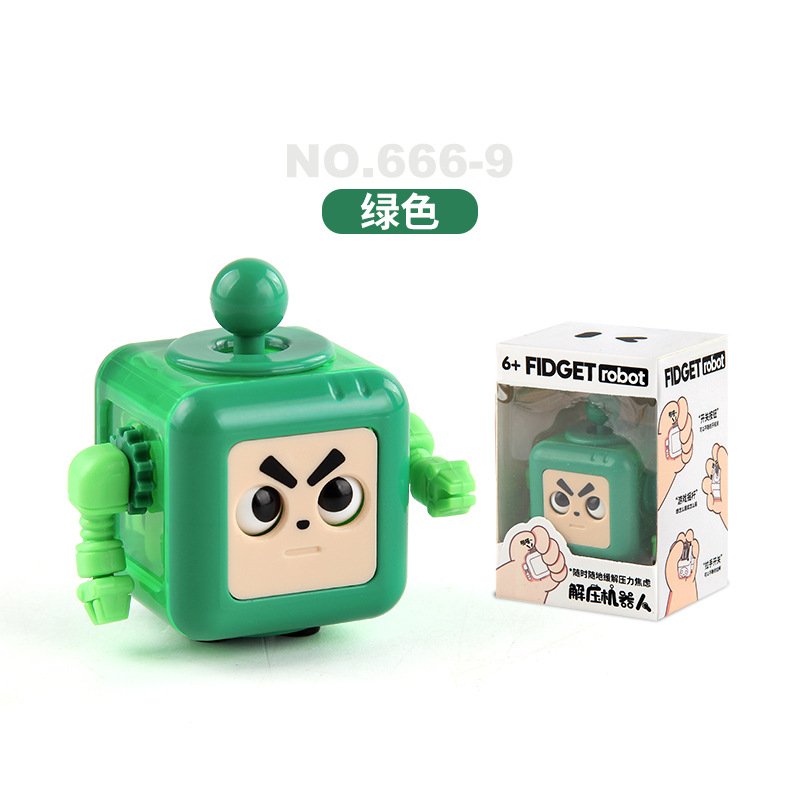 666-9 descompresión Big Eye robot verde chino en caja 43G