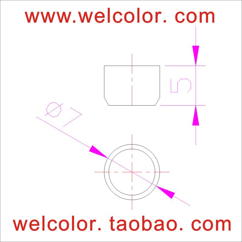 6.9 7.5 8.0 9 10 11mm �װ�װ �����ܷⳤ�̶�ͷ ʵ��ֱ������