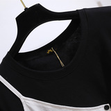 胖妹妹设计感小众t恤裙韩版宽松显瘦连衣裙2025夏季新款大码女装，女装大码女装，变形策服饰