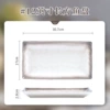 Dandy gradient gray 12-inch rectangular fish plate