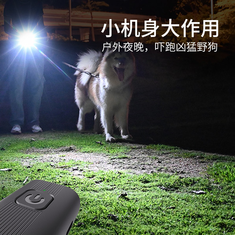 Transfronterizo mini ultrasonido conductor de perros P12 entrenador de perros portátil conductor de perros anti-perro ladrido dispositivo de ladrido de perros con luz image 4