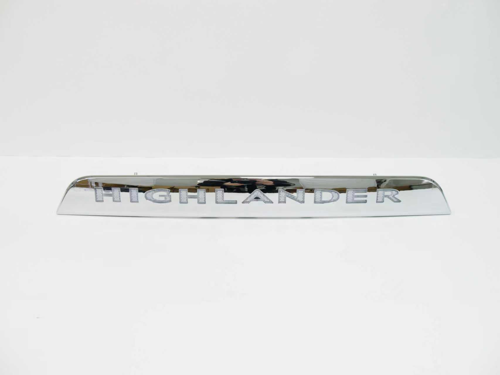 Rear Trunk Light Bar Lettering Kit for Toyota Highlander 2009-2014