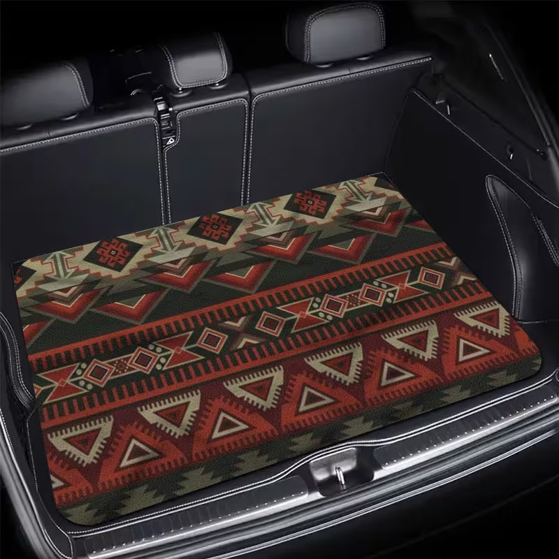 Cross-border Amazon TEMU best-selling car trunk mat, American-style animal-themed, all-season dustproof car floor mat