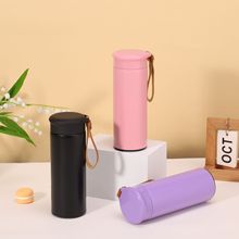 博士杯便携带提手不锈钢水壶跨境热销双层不锈钢真空保温杯带茶隔