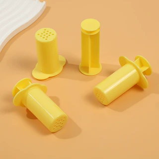 diy彩泥橡皮泥粘土工具滚筒按压塑料挤泥器儿童益智玩沙模具模型