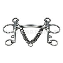 专业马衔马具衔铁马口304马术简约霸王用品嚼子不锈钢马嚼子配件