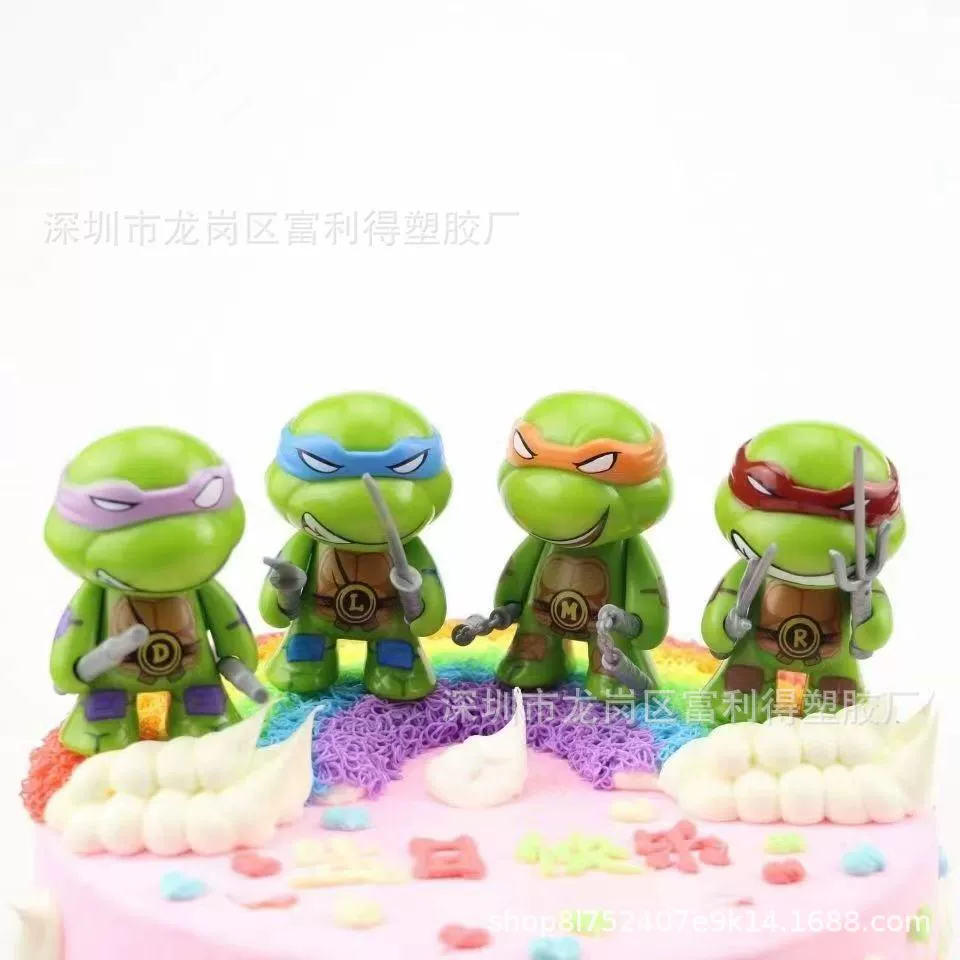 Cute Q version 4 Ninja Turtle Creative Car Ornaments Car Decorations Interior Small Ornaments