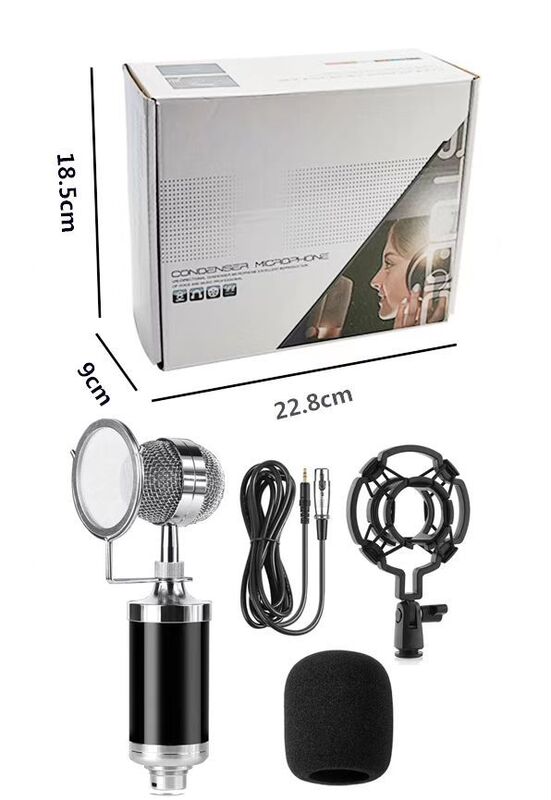 スポットbm 800コンデンサマイク + v8sサウンドカードセット携帯電話パソコン中継ディザトーン速手セット設備|undefined