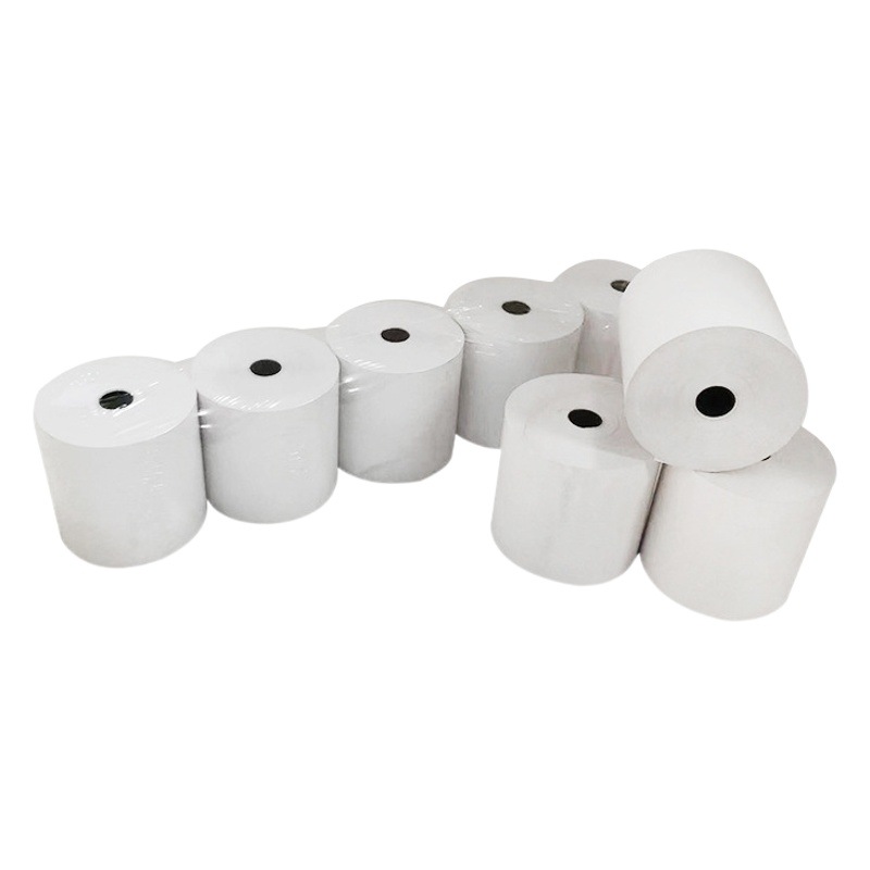Papel de impresión térmica 80x80 papel de caja registradora pedido de cocina tesoro 80mm caja registradora cola boleto papel 57x50mm