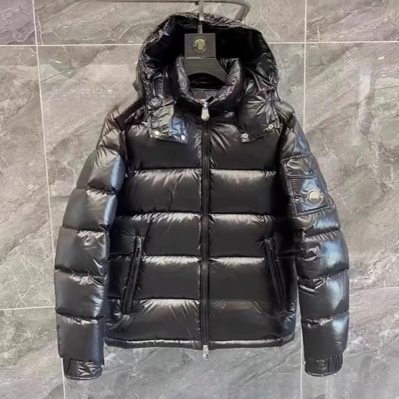 Cross-Border High Version Mengjia Ma Black Classic Versatile down Jacket Warm and Cold-Proof Hooded Jacket Wholesale