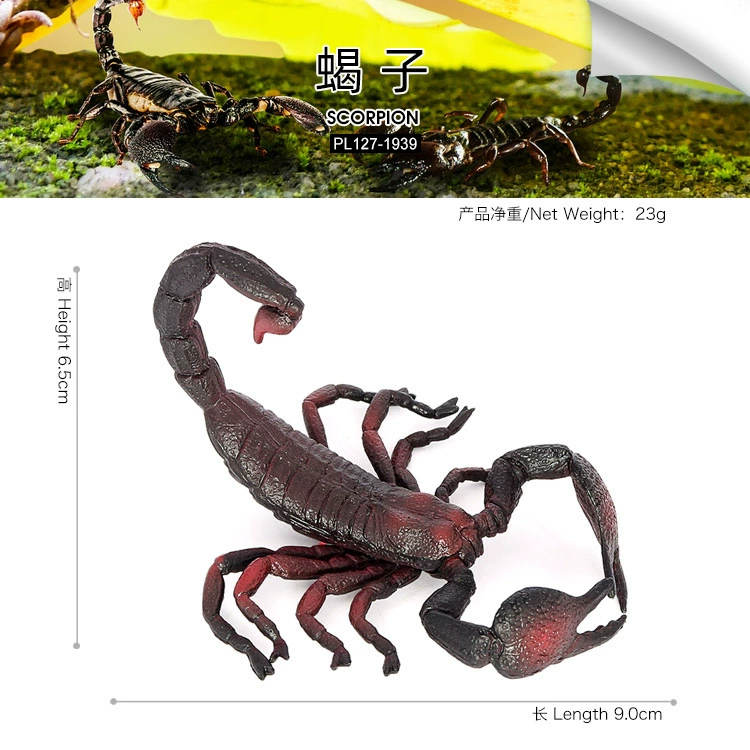 Реалистичная модель животного, пластиковая когнитивная toy, паук, тысячеглазка, скорпион