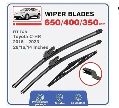 Suitable for Toyota C-Hr Chr 2016-2023 26 +16+14 Front Wiper Blade Chr Wiper Wiper (Wiper) - toyota-c-hr-chr-2016-2023-26-1614