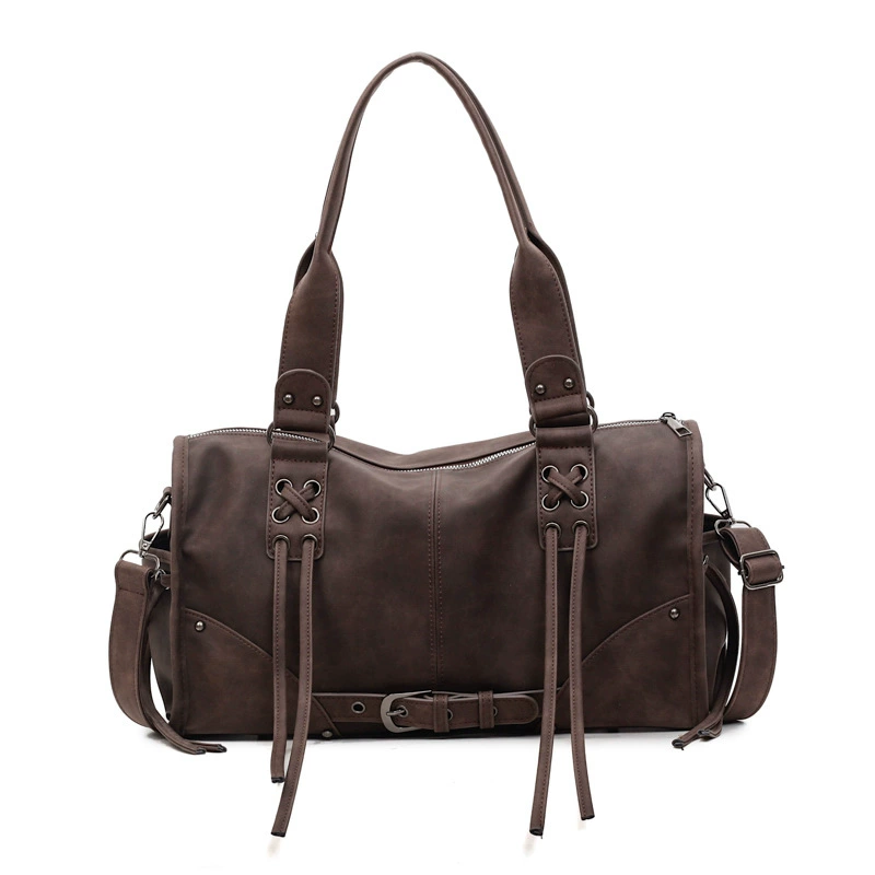 Retro handheld shoulder bag, pillow, capacious one-shoulder bag, high-end