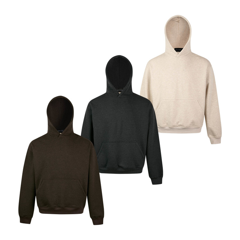 Eme Australian Wool Merino Blend Autum Work Clothing Casual Basic Comfortable Soft Hooded Sweatshirt Jacket