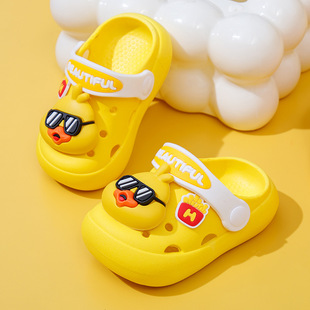 Boys and Girls Slippers Children's Slippers Non-Slip Cartoon Summer Baotou Sandals Baby Clogs Factory Wholesale