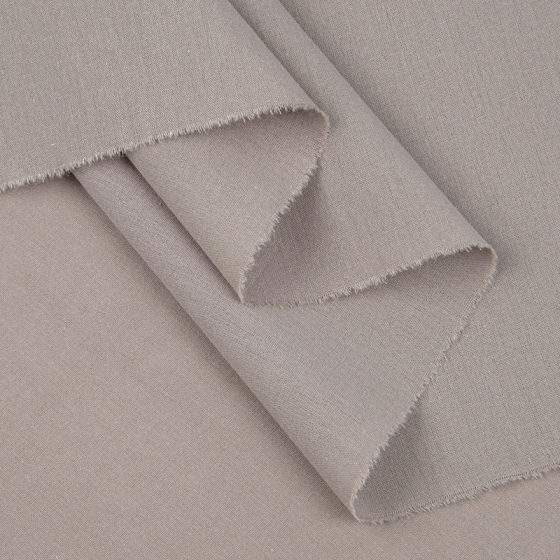 133*72 Sanding Crepe Plain Cotton Washed Poplin Fabric Women's dress Shirt Woven Fabric