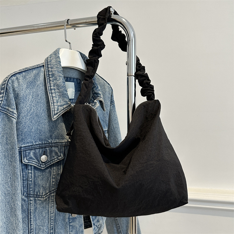 nubes pliegue correa de hombro lienzo bolsas de hombro simple perezoso para viajar