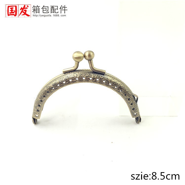 6.5 7.5, 8.5, 10.5, 12.5, 15, 16.5, 20CM semi-círculo oro en relieve clásico