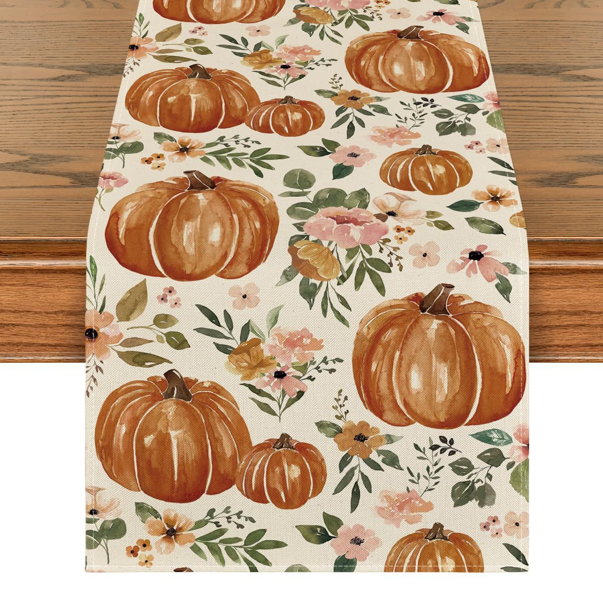 calabaza tablero bandera Halloween Acción de Gracias otoño impresión toallas de mesa almohadilla de mesa lavable antideslizante aislamiento de taza almohadilla de mesa