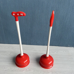 Wholesale toilet plunger rubber pipe unblocker plastic solid water siphon plunger rubber suction unblock toilet drain