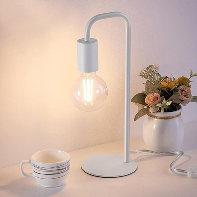 Amazon explotó Zhongshan lámparas retro estilo industrial nórdico moderno creativo lámpara de escritorio de hierro forjado dormitorio estudio