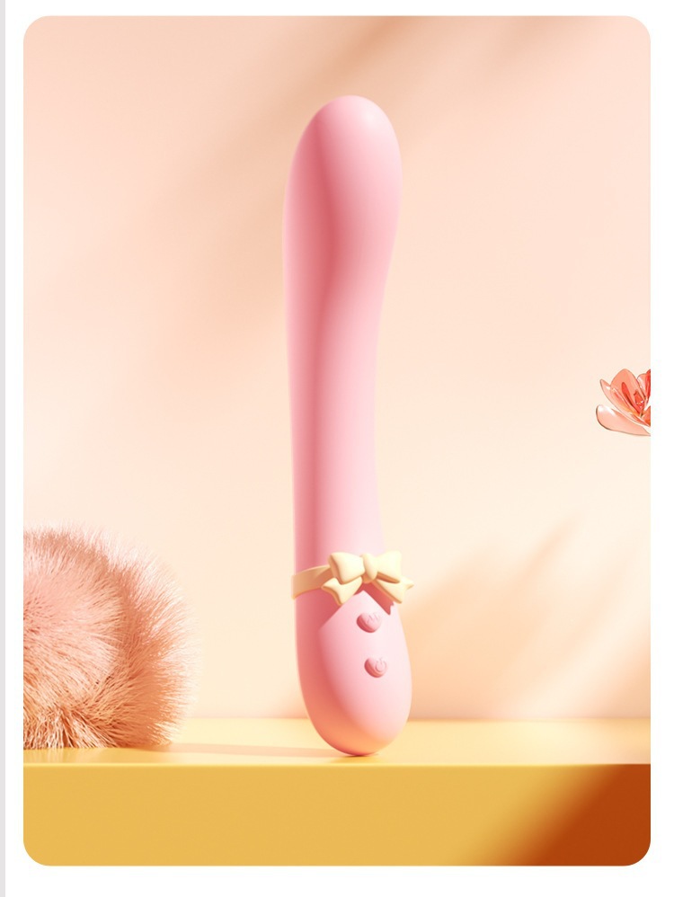 Mystery Moon Rabbit Soft Massage Stick for Women, One-Button Control, ABS, Misty Pink — detail image 40