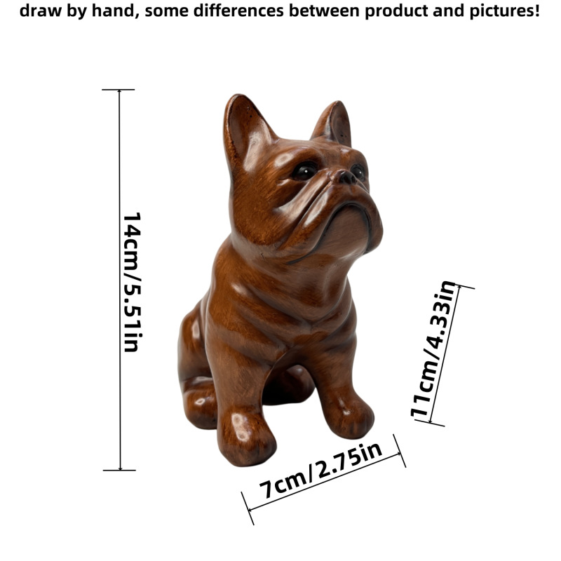 Adornos de Resina de Bulldog Coloridos, Decoración para Sala de Estar, Decoración para Mueble Bar, Regalos Empresariales