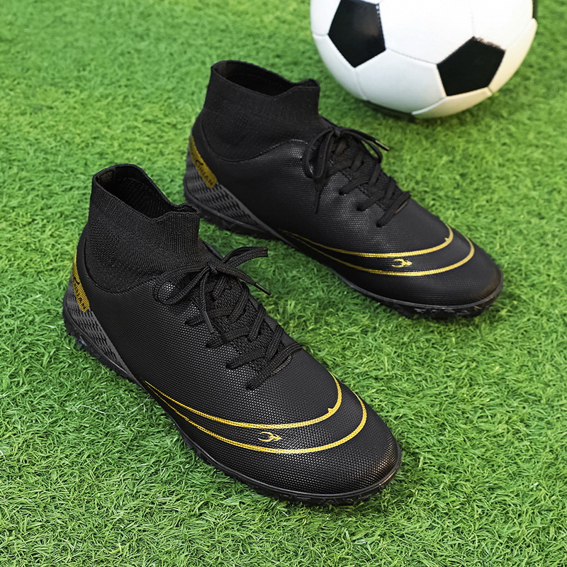 Transfronterizo nuevo TF zapatos de fútbol de clavos cortos para hombres y mujeres adultos zapatos deportivos de clavos cortos zapatos de entrenamiento de estudiantes adolescentes al por mayor image 4