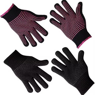 High Temperature Resistant Pvc Silicone Dispensing Hairdressing Gloves Curling Iron Straightening Comb Barbecue Anti-Scalding Heat Insulation Perm Gloves
