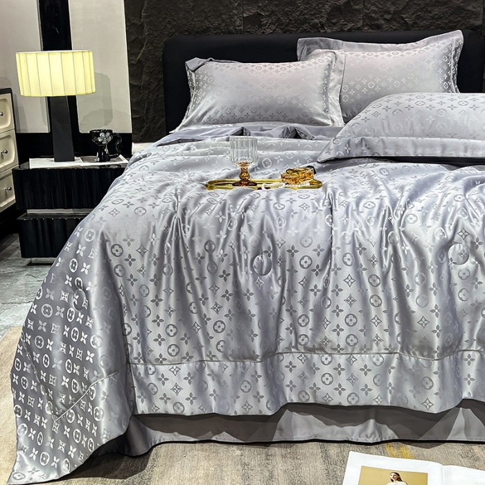 녹색-라이트 그레이 여름