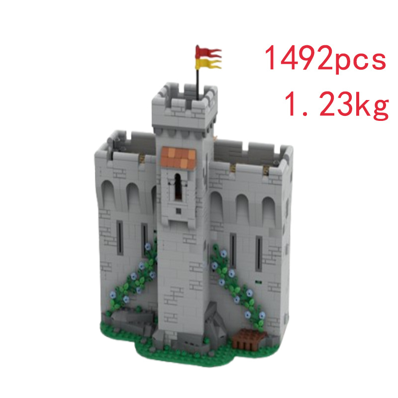 Castle Building Blocks Set - Modular Model For Creative Play_voghion.com