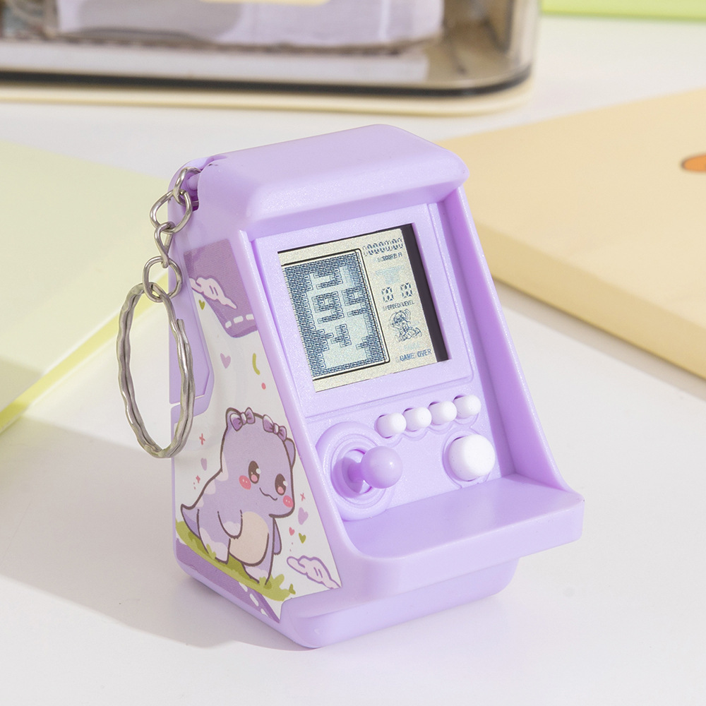 [Purple Cute Dragon] Cartoon Arcade Game Console-Bag