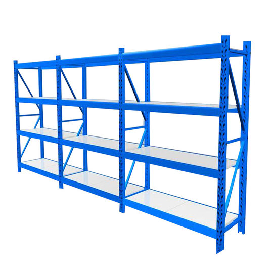 Foshan storage shelf multi-layer load-bearing steel structure storage rack removable light storage shelf wholesale warehouse