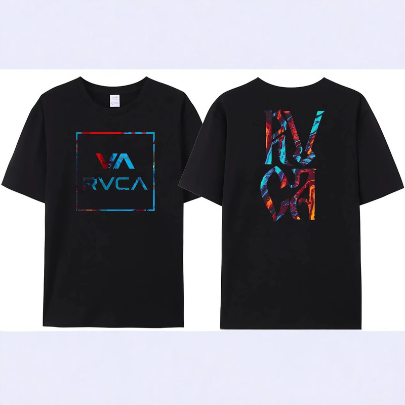 Summer Hot Sale Casual T-Shirt Rvca Va Men's Gemini Symmetry