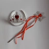 Non-luminous crown + snowflake stick red