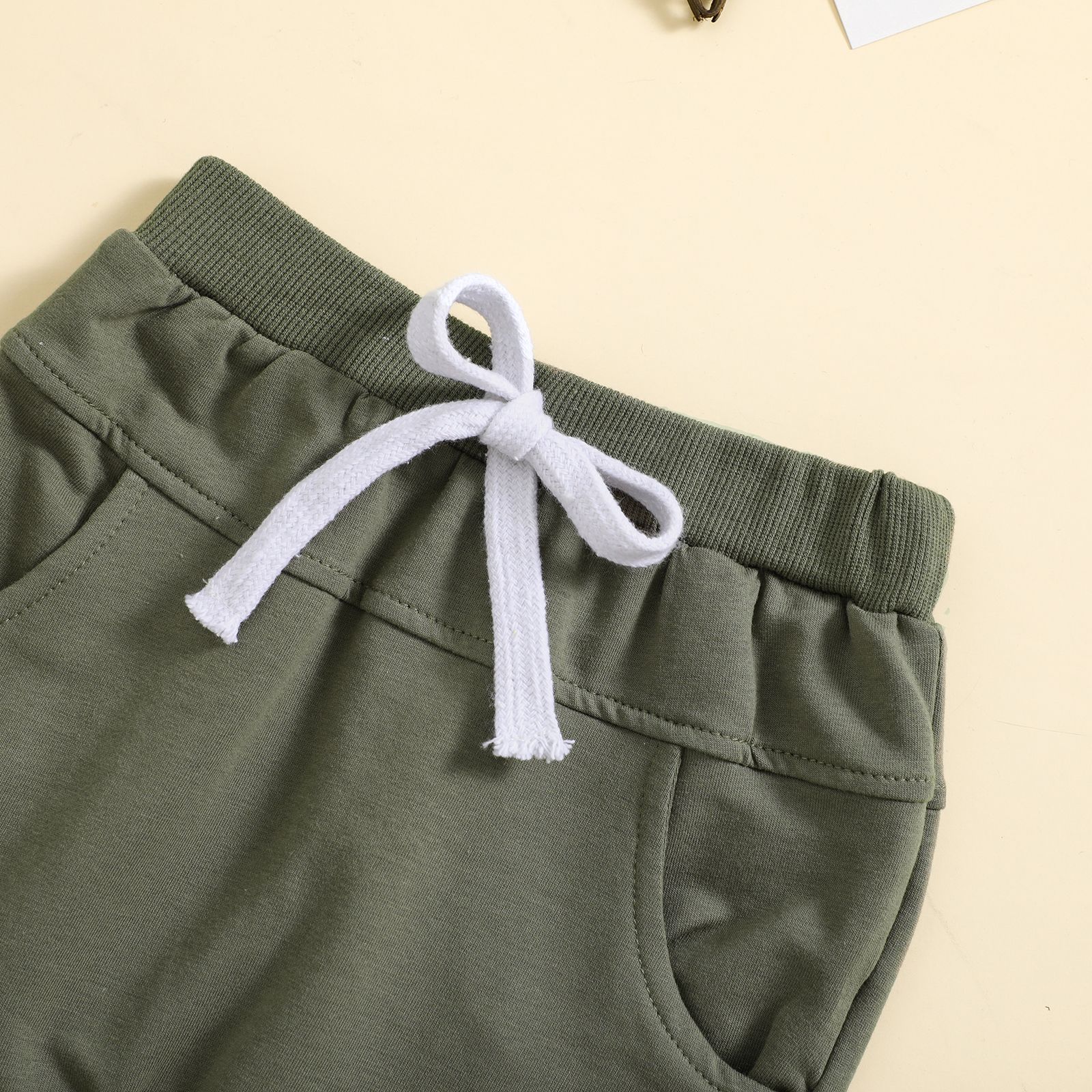 Baby clothing boy's suit Children's new autumn and winter color matching round neck long sleeve pants suit_voghion.com