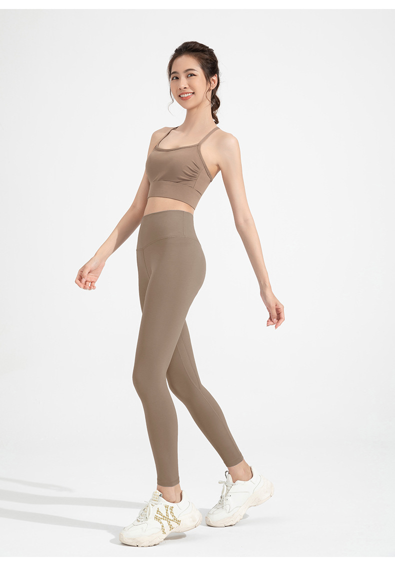 140g Weight Ankle-Length Pants Length Nylon Fabric Type Leggings Pants Type Fitness, Yoga Occasion Solid Color Pattern Spring, Autumn Season Casual, Sports Style Casual Sports Solid Color Nylon Active Bottoms Leggings 15