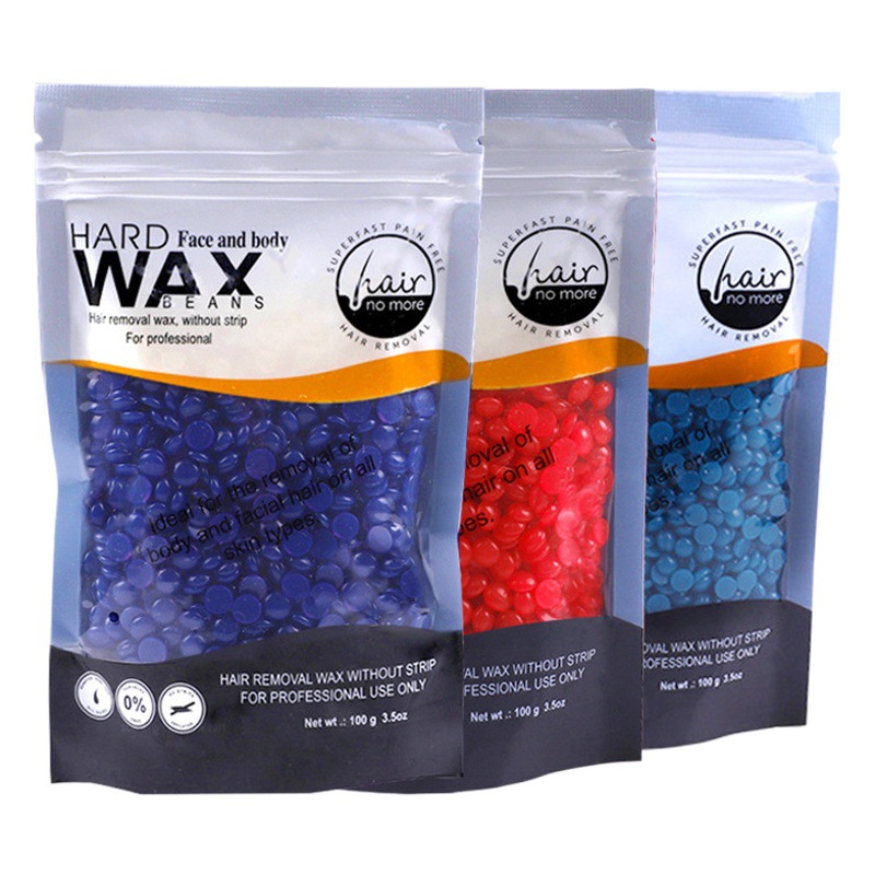 Paper-free depilation beeswax bean solid hard wax therapy 500g foreign trade best selling cross-border supply manufacturers 1kg bag