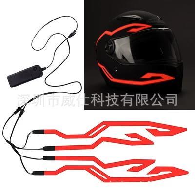 cold light sheet luminous helmet Cold light sheet