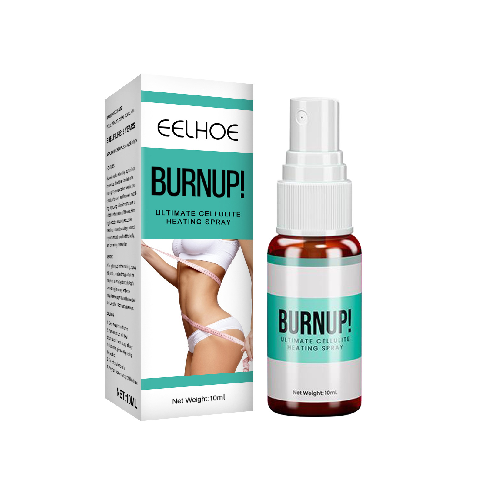 EELHOE Body Slimming & Vacker för att ta bort mage och lårmuskler uppstramande Skin Shaping spray_voghion.com