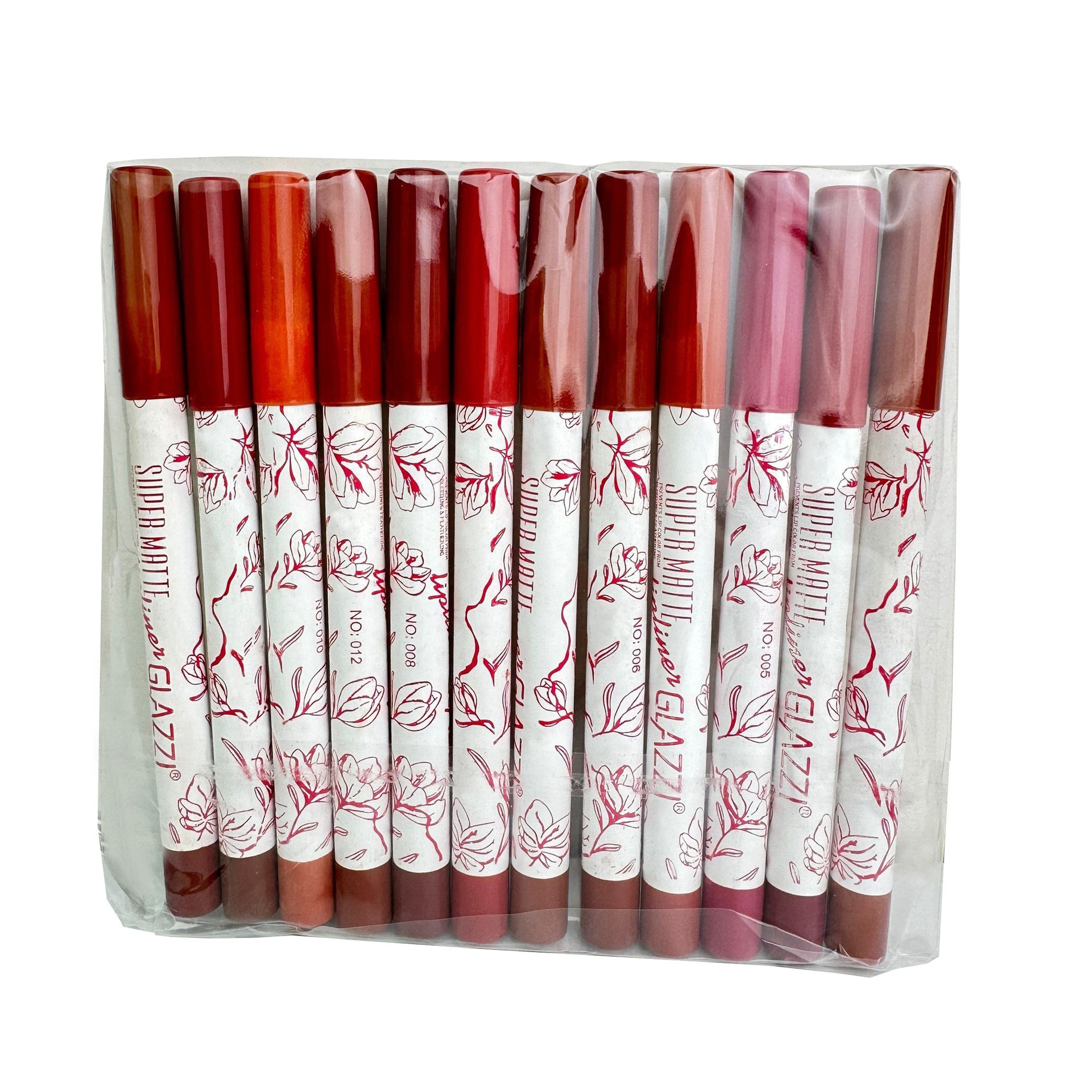 Gz 8090036 Red pattern lip liner
