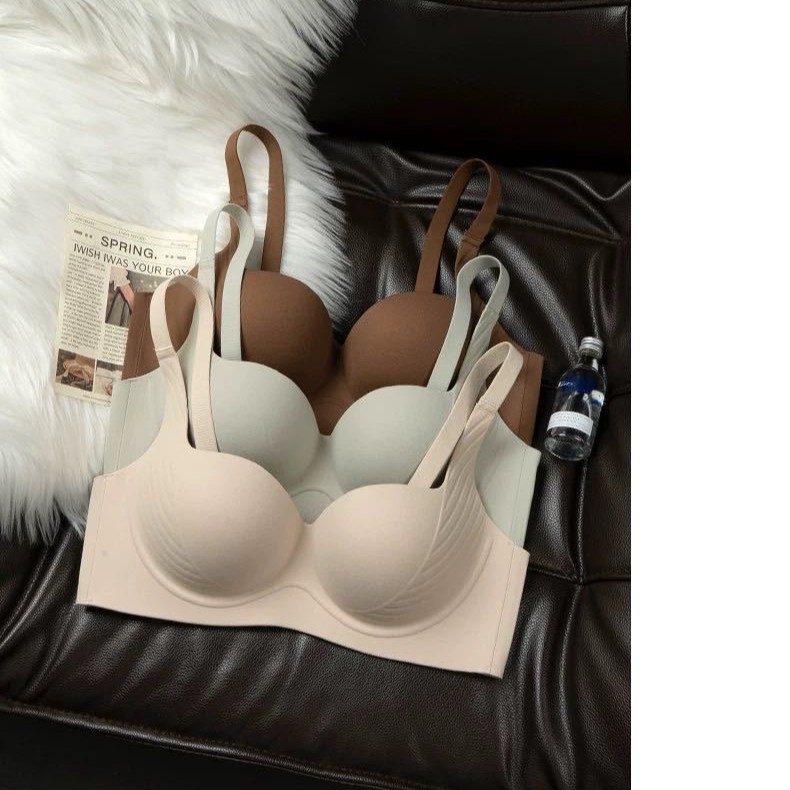 Venta directa de fábrica comercio electrónico transfronterizo Sudeste de Asia Vietnam Tailandia damas sin costuras sujetador de recogida lateral cómodo