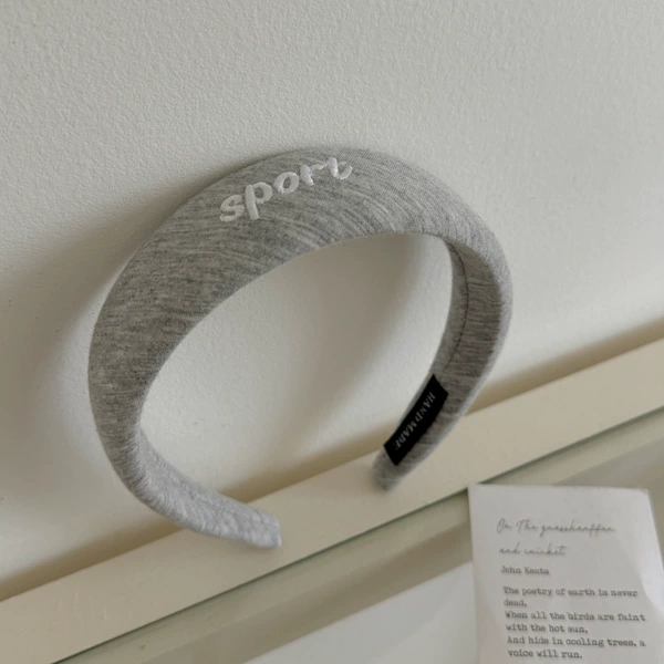 Gray SPORT embroidery
