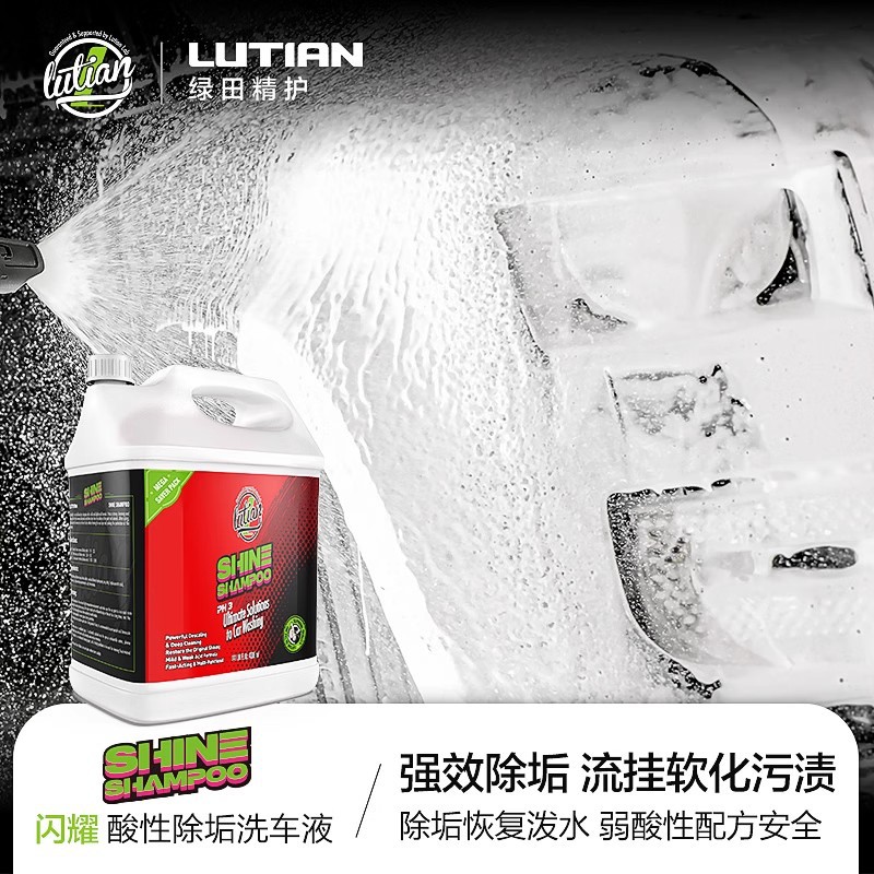 샤이닝 애시드 스케일링 세차액 4006ml [프리펌프]