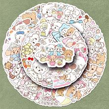 56张mikko贴纸Q版可爱卡哇伊防水卡通装饰手帐咕卡行李箱DIY贴纸