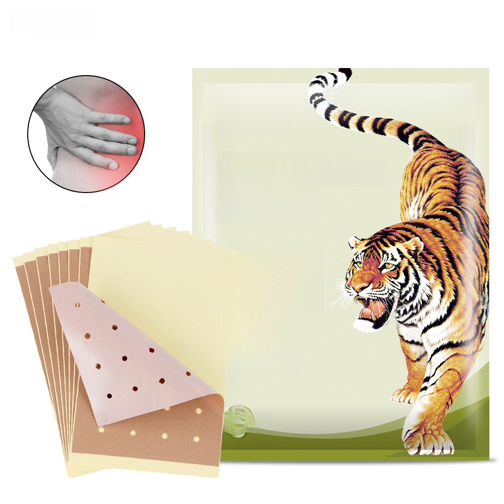 SUMIFUN cross -border Amazon plaster sticker red tiger cervical…