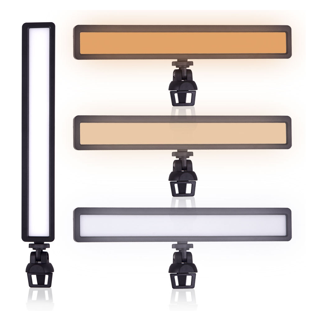 Wanxin e-commerce dedicado a WS66 Temperatura de tres colores portátil pantalla LED protección de los ojos Luz de relleno en línea Luz de Conferencia