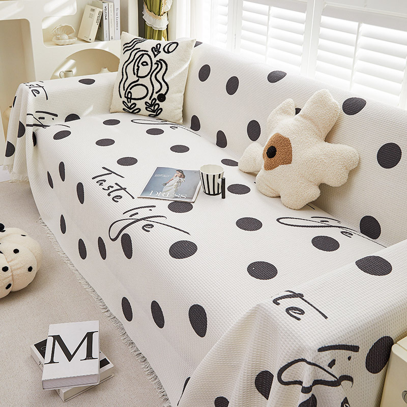 Cubierta del sofá Toalla de tela ins Estilo nórdico sofá manta cubierta toalla todo incluido cubierta del sofá de tres personas cuatro estaciones cojín universal del sofá